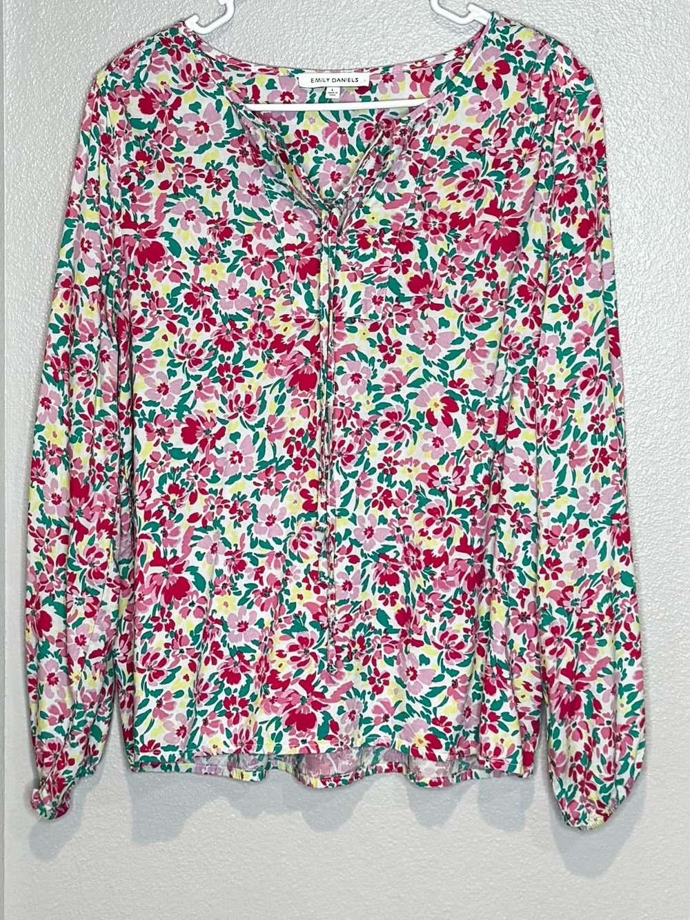 Flowy & Flowery Emily Daniels Long-Sleeve Blouse